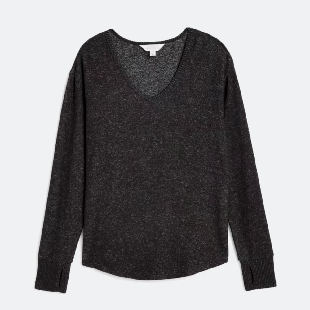 Like new! Shelly V-Neck Brushed Knit Top